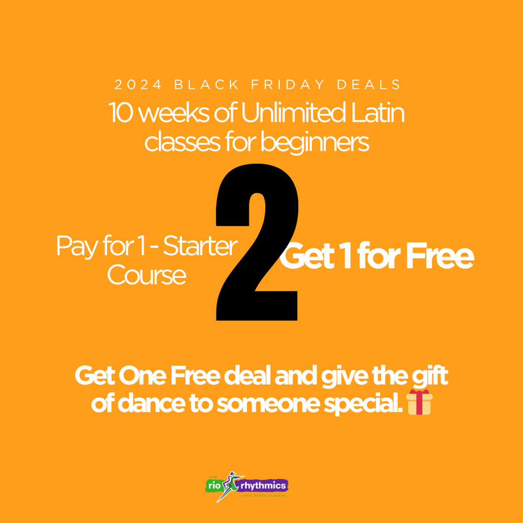 2024 Black Friday Deals // 2 for 1 Starter Courses (10 Weeks) Rio