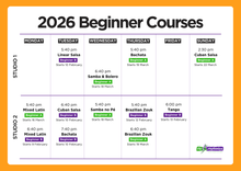 Beginners Latin Dance Course // 10 Week of Unlimited Classes