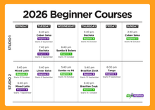 Beginners Latin Dance Course // 10 Week of Unlimited Classes
