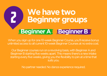 Beginners Latin Dance Course // 10 Week of Unlimited Classes