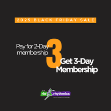 2025 Black Friday // Pay Two Day & Receive Three Day Membership