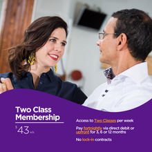 Two Class Membership $43wk
